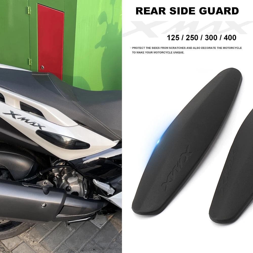 jสําหรับ YAMAHA X-MAX 125 250 300 400 XMAX125 XMAX250 XMAX300 XMAX 400 Anti-collision Protector สติกเกอร์ด้านหลังด้านข้า