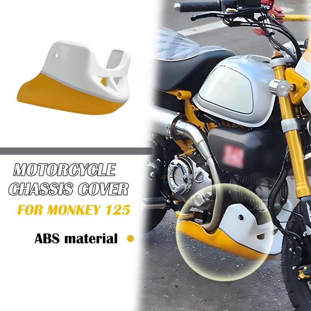 สําหรับ Honda MONKEY 125 Monkey125 2018-2020 เครื่องยนต์รถจักรยานยนต์แชสซี Shroud Fairing Exhaust Shield Guard ฝาครอบป้องกัน