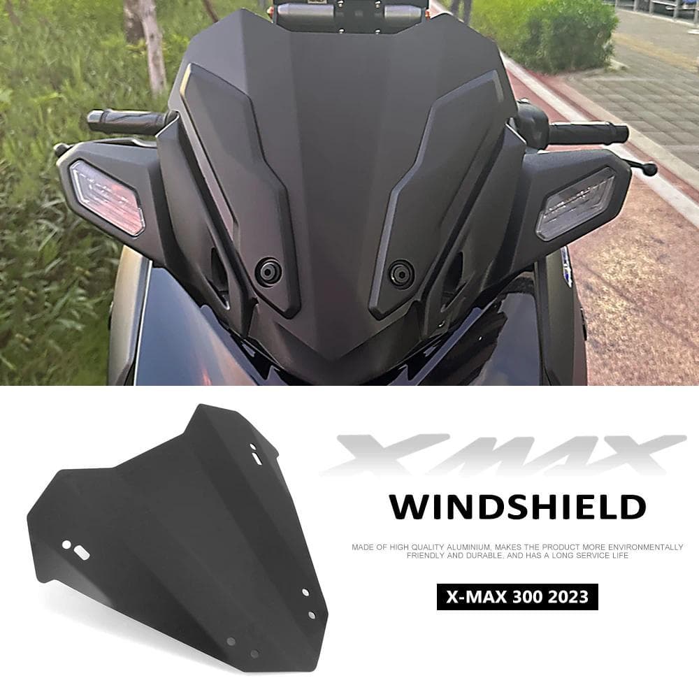 eใหม่รถจักรยานยนต์กระจกกระจกด้านหน้า Deflector ลมสําหรับ YAMAHA XMAX300 XMAX 300 X-MAX300 X-MAX 300 2023 2024