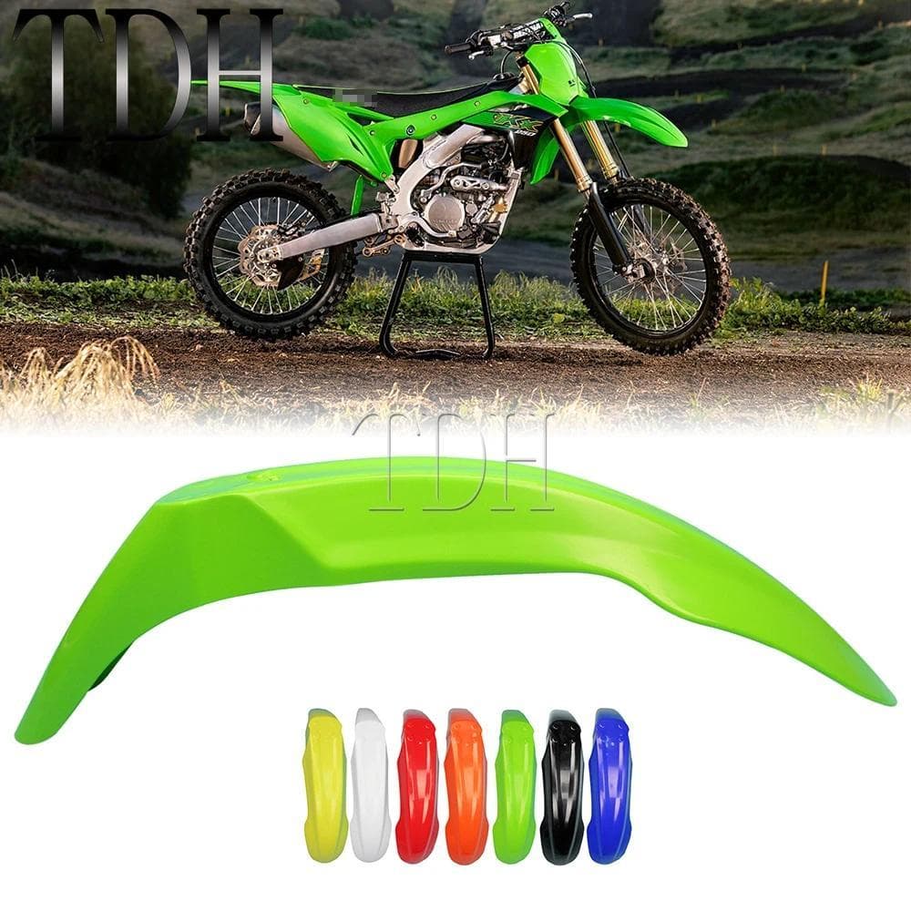 HDDirt Bike Front Fender Mudguard Off Road MX Supermoto For Kawasaki KLX110 KLX125 KLX140L KLX250 KLX250R KLX Enduro Mud