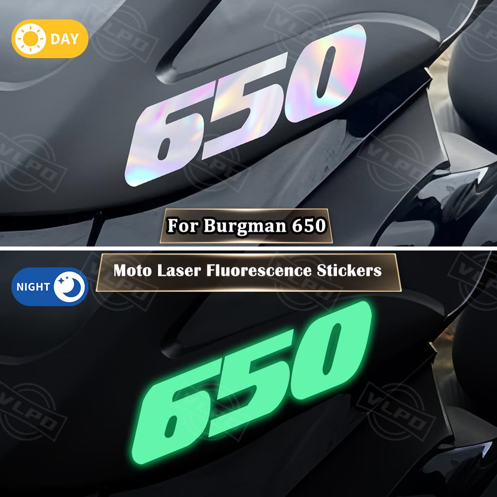 สําหรับ Suzuki Burgman 650 Burgman650 Executive AN650 2010-2020 2013 2014 อุปกรณ์เสริมรถจักรยานยนต์เลเซอร์สติกเกอร์กันน้ํา Decals