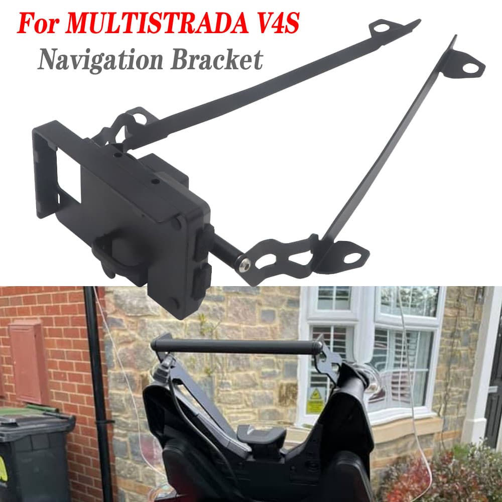 Zใหม่สําหรับ DUCATI MULTISTRADA V4 S 2021 MULTISTRADA v4s รถจักรยานยนต์นําทางโทรศัพท์มือถือ GPS Bracket Board อุปกรณ์เสร