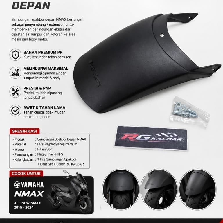 ต่อบังโคลนหน้า Nmax บังโคลนหน้า Nmax new Nmax old All Nmax yamaha aerox