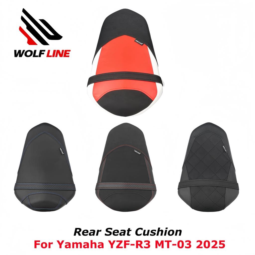 Kเบาะรองนั่งหลัง WOLFLINE สำหรับ Yamaha YZF-R3 MT-03 2025 เบาะนั่งผู้โดยสารสำหรับ YZF R3 MT03 MT 03 อะไหล่รถจักรยานยนต์