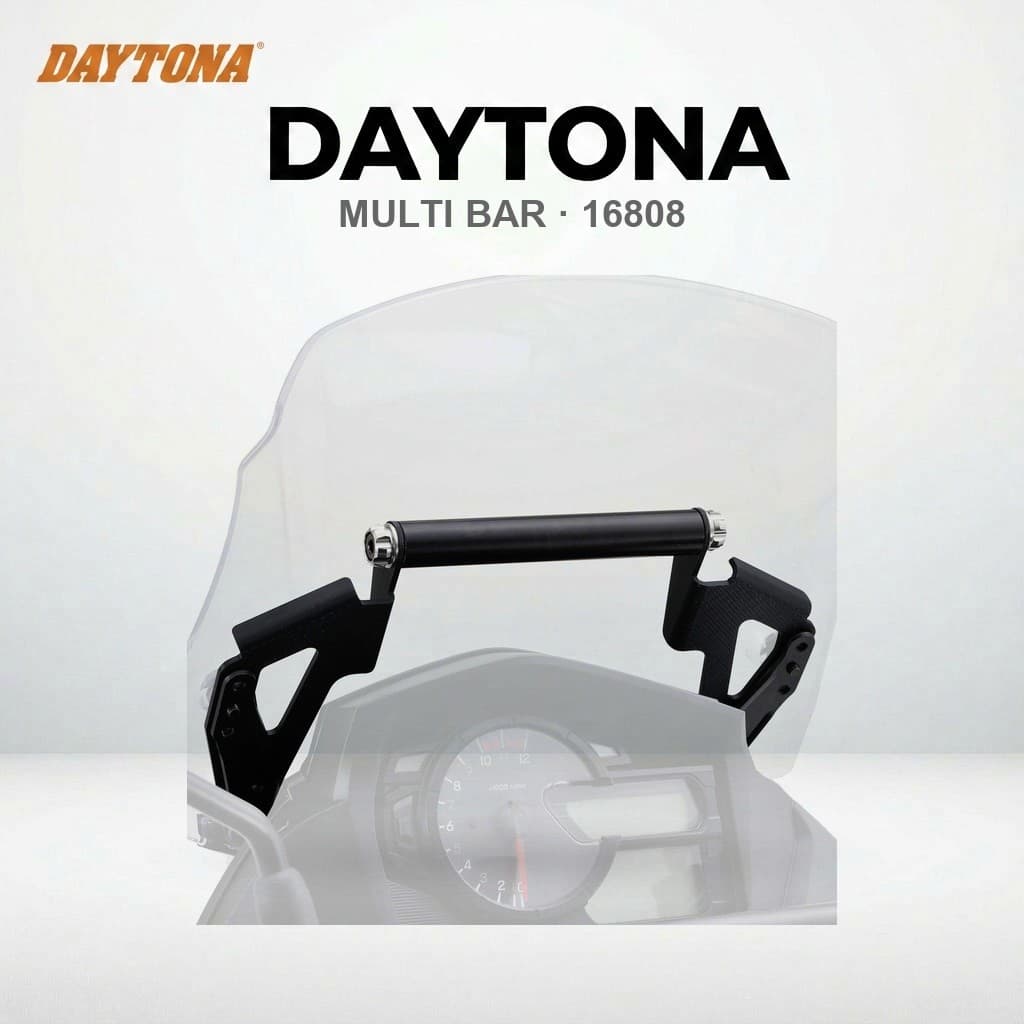 บาร์แคลมป์ยึดหน้าจอ/อุปกรณ์ Daytona สำหรับ Suzuki V-Strom 650 สีเงิน (16808) | Daytona Screen Clamp Bar Mount for Suzuki V-Strom 650, Ash Silver, 16808