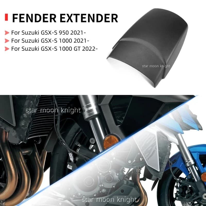 GSX-S1000 ด้านหน้า Fender Extender สําหรับ Suzuki GSX S1000 GSX-S950 2021- / GSX-S 1000 GT 2022- อุปกรณ์เสริมรถจักรยานยนต์ ABS Mudguard