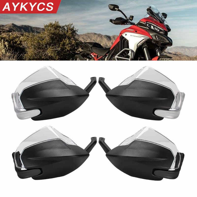 Big เหมาะสําหรับ Ducati MTS Multistrada V2 V4 Handguard Handlebar กระจก