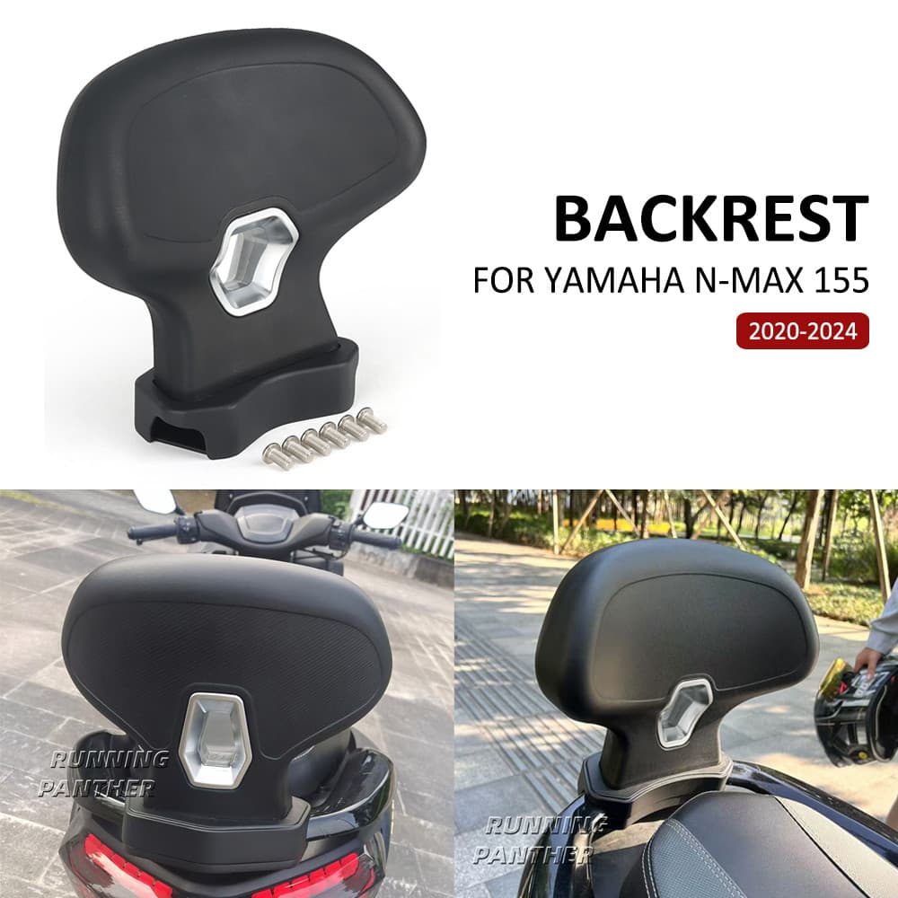 ZสําหรับYamaha Nmax15 N-Max 155 Nmax 155 N-Max155 2023 2022 2020-2024 รถจักรยานยนต์ที่นั่งผู้โดยสารด้านหลังพนักพิงเบาะกล