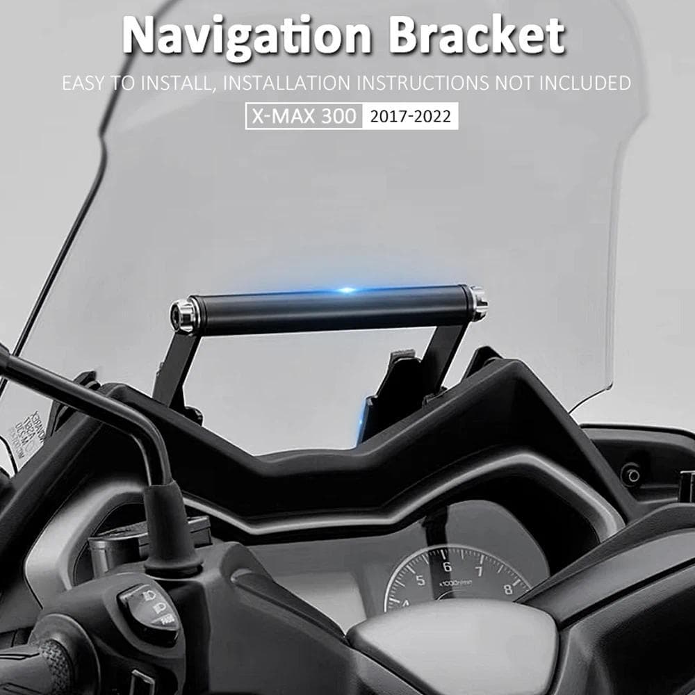 hแท่นวางโทรศัพท์ GPS ด้านหน้า22มม. แบบใหม่สำหรับ XMAX300ยามาฮ่า X-MAX xmax 300 X-MAX300 2017-2022 2018ตัวยึดระบบนำทาง201