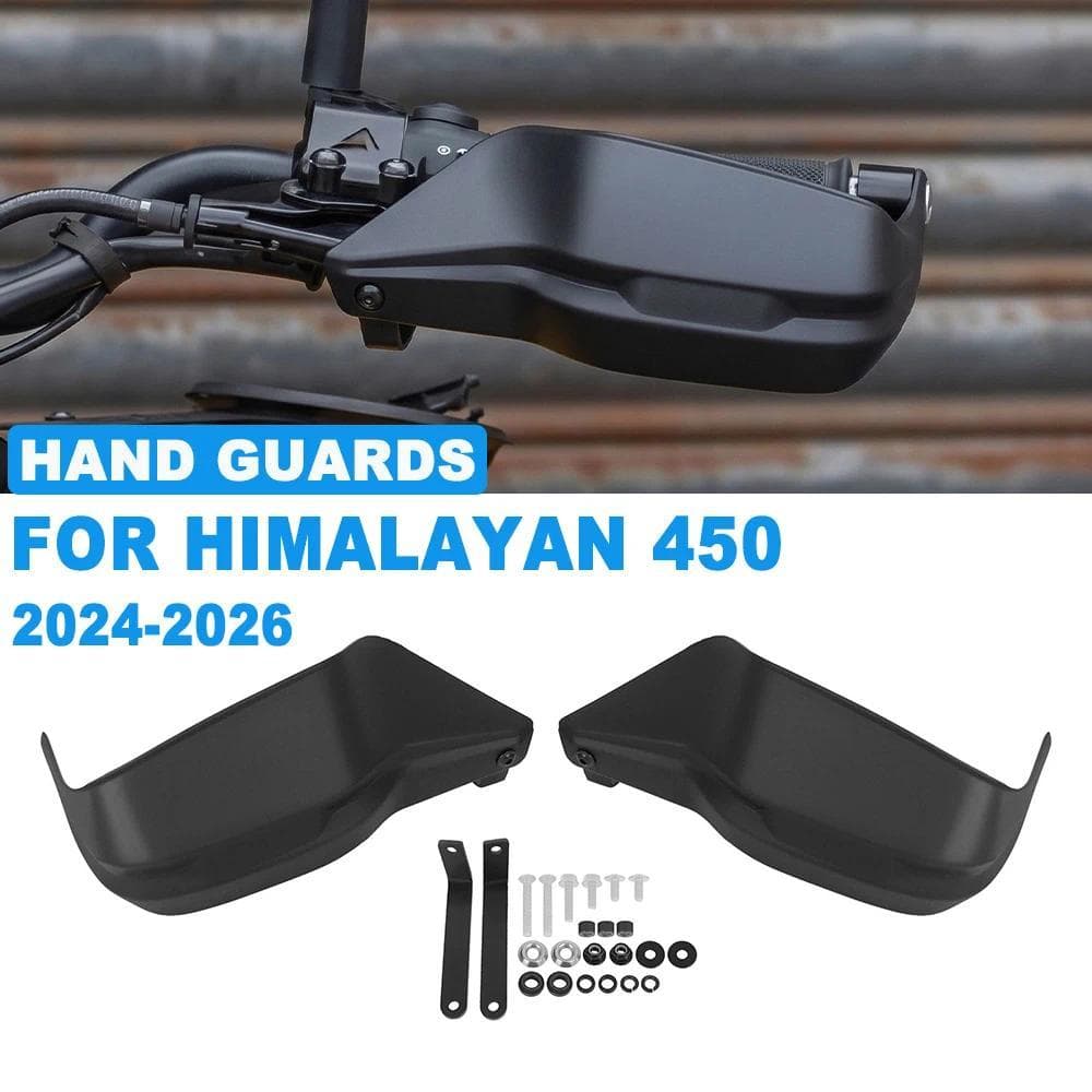 Kแฮนด์การ์ดมอเตอร์ไซค์สำหรับ Royal Enfield Himalayan 450 Himalayan450 2024-2026  ชิลด์กันลม แฮนด์การ์ด  ฝาครอบคันโยก