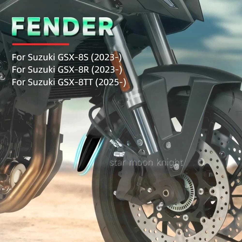 bFor Suzuki GSX-8S GSX 8S GSX8S GSX-8R GSX8R 2023- GSX-8TT 2025- Motorcycle Front Fender Mudguard Extender Extension Spl