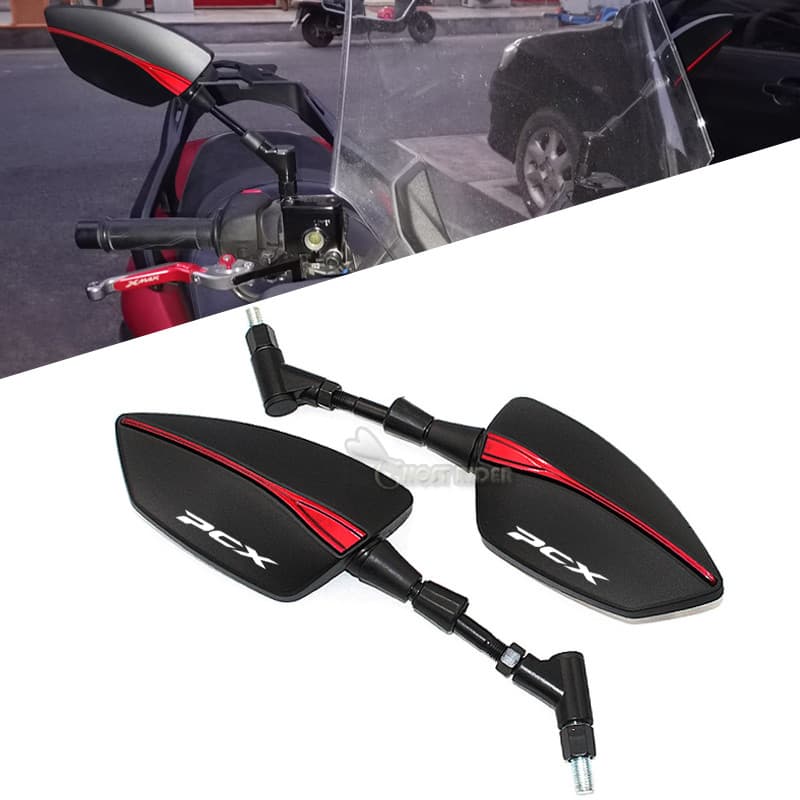 อุปกรณ์เสริมรถจักรยานยนต์ด้านหลังกระจกมองหลังกระจกมองข้างสําหรับHONDA PCX125 PCX 125 PCX150 PCX 150 PCX160 2018 - 2021