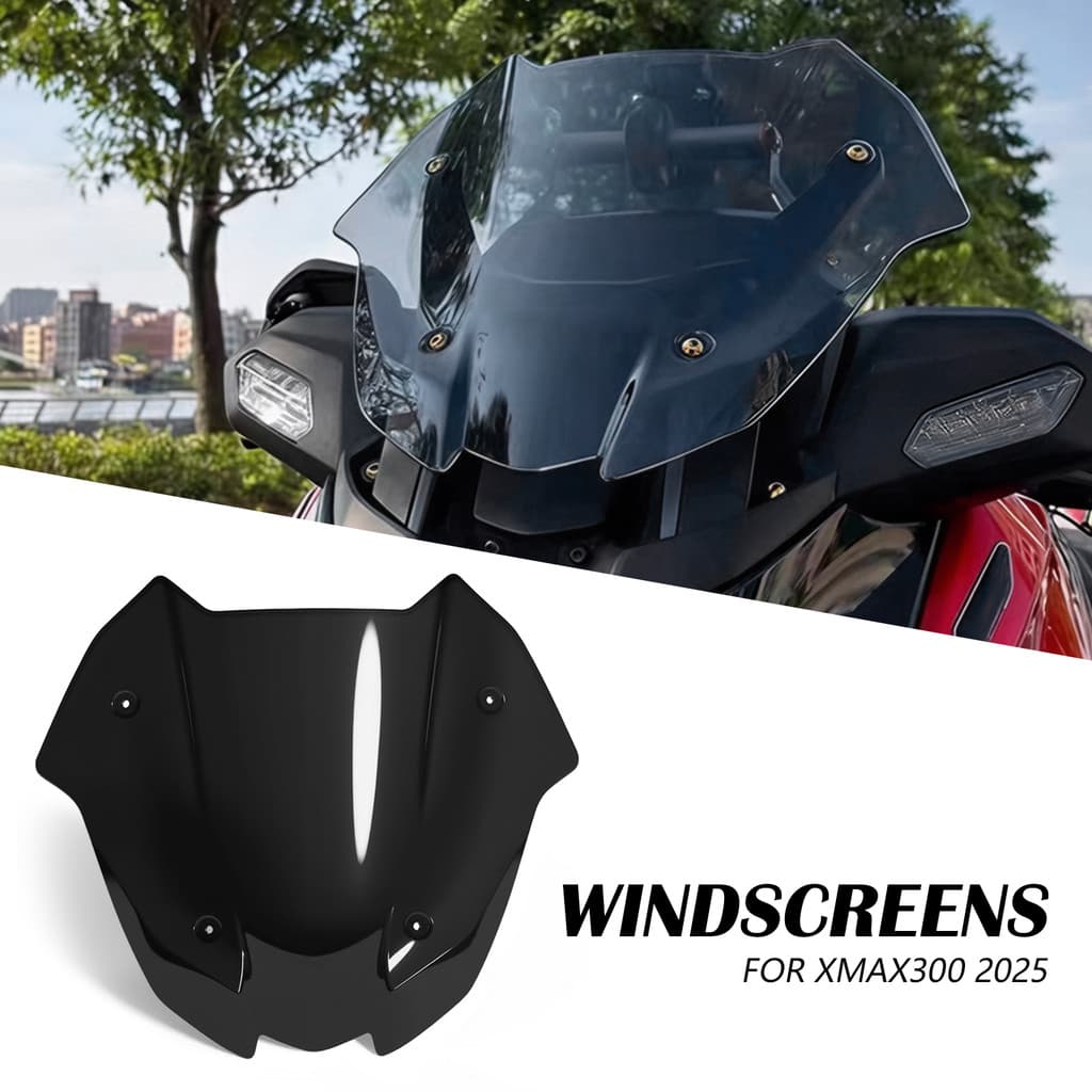 Fit XMAX 300 xmax 300 2025 กระจกรถจักรยานยนต์กระจกกระจก Deflectore Fairing สําหรับ Yamaha X-MAX300 XMAX300