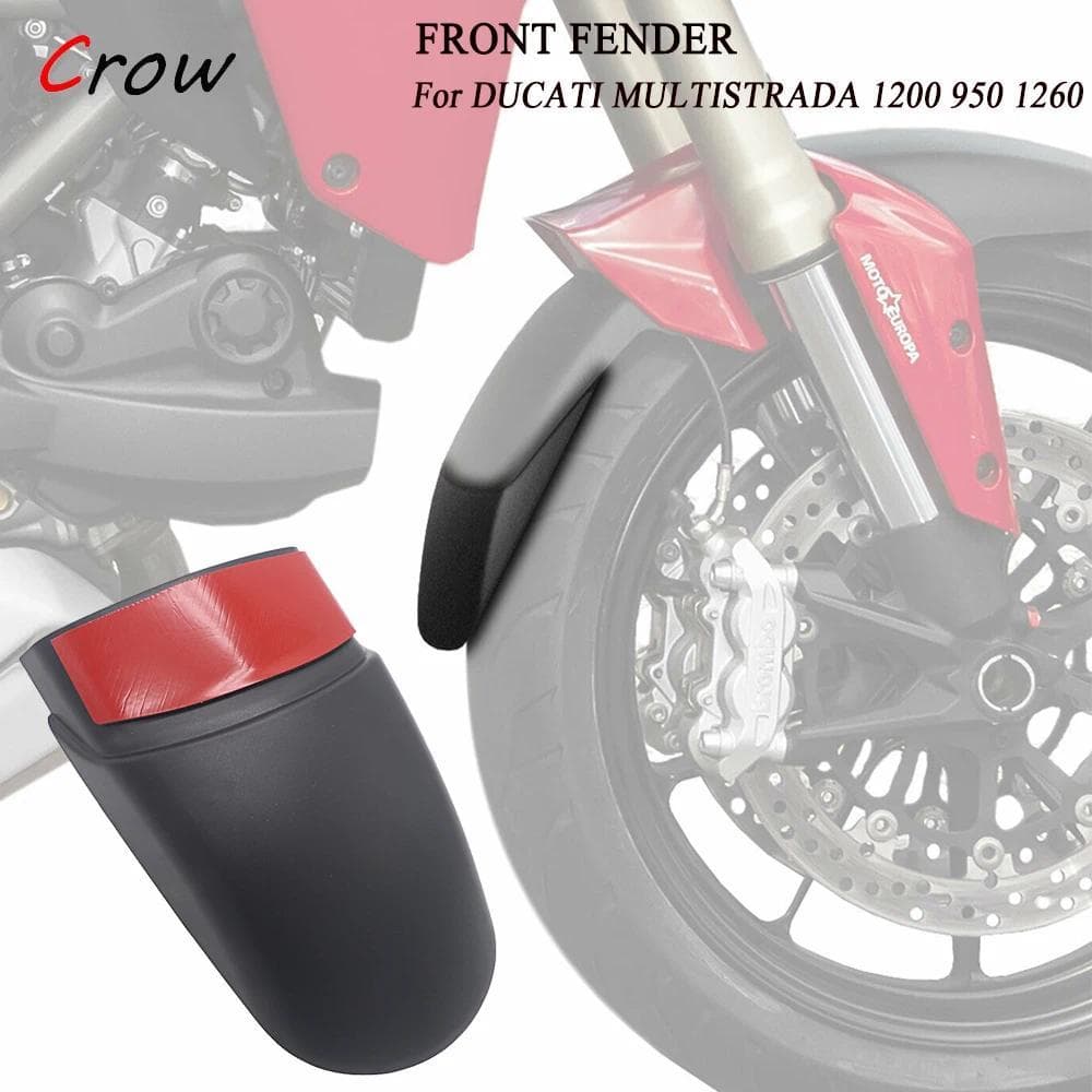 TN Motorcycle Front Fender Mudguard For DUCATI MULTISTRADA 1200 950 1260 Rear Extender Extension
