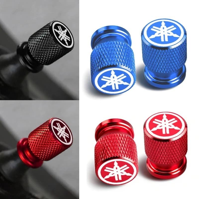 เหมาะสําหรับ YAMAHA MT-03 MT-07 MT-09 MT-10, TENERE 700 900 1200, XMAX, NMAX, YZF Series ดัดแปลงอุปกรณ์เสริม CNC อลูมิเนียมรถจักรยานยนต์ยางวาล์ว