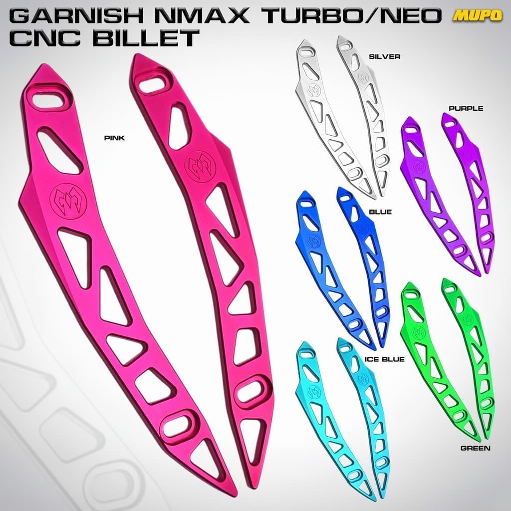 ฝาครอบกระจก Garnish NMAX Turbo Neo CNC Billet อลูมิเนียมความแม่นยําสูงการปรับเปลี่ยนอุปกรณ์เสริม Yamaha NMAX Turbo Tech Max Ultimate Neo เชื่อมต่อ PNP Garnish Visor กระจกมอเตอร์ Nmax 2024 2025