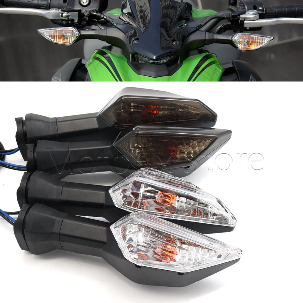 อุปกรณ์เสริมรถจักรยานยนต์ไฟเลี้ยวสําหรับ KAWASAKI NINJA ZX6R 400 250 125 Z650 Z400 Z250 Z125 Z900 VERSYS 650 1000 X 300 