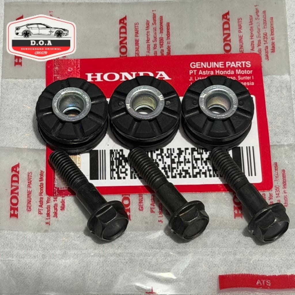 น๊อตยางบอส 3 ชุด ยึดที่ยึดป้ายทะเบียน ฮอนด้า กระบังหน้า ปีกนก PCX 160, PCX 150, adv ฯลฯ ขายส่ง