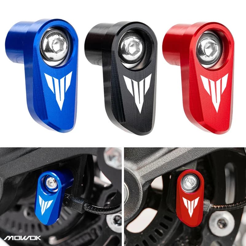 สําหรับ YAMAHA MT07 MT09 MT03 MT 07 09 03 อุปกรณ์เสริมรถจักรยานยนต์ด้านหน้าด้านหลังล้อ ABS Sensor ป้องกันฝาครอบ MT-07 MT-09