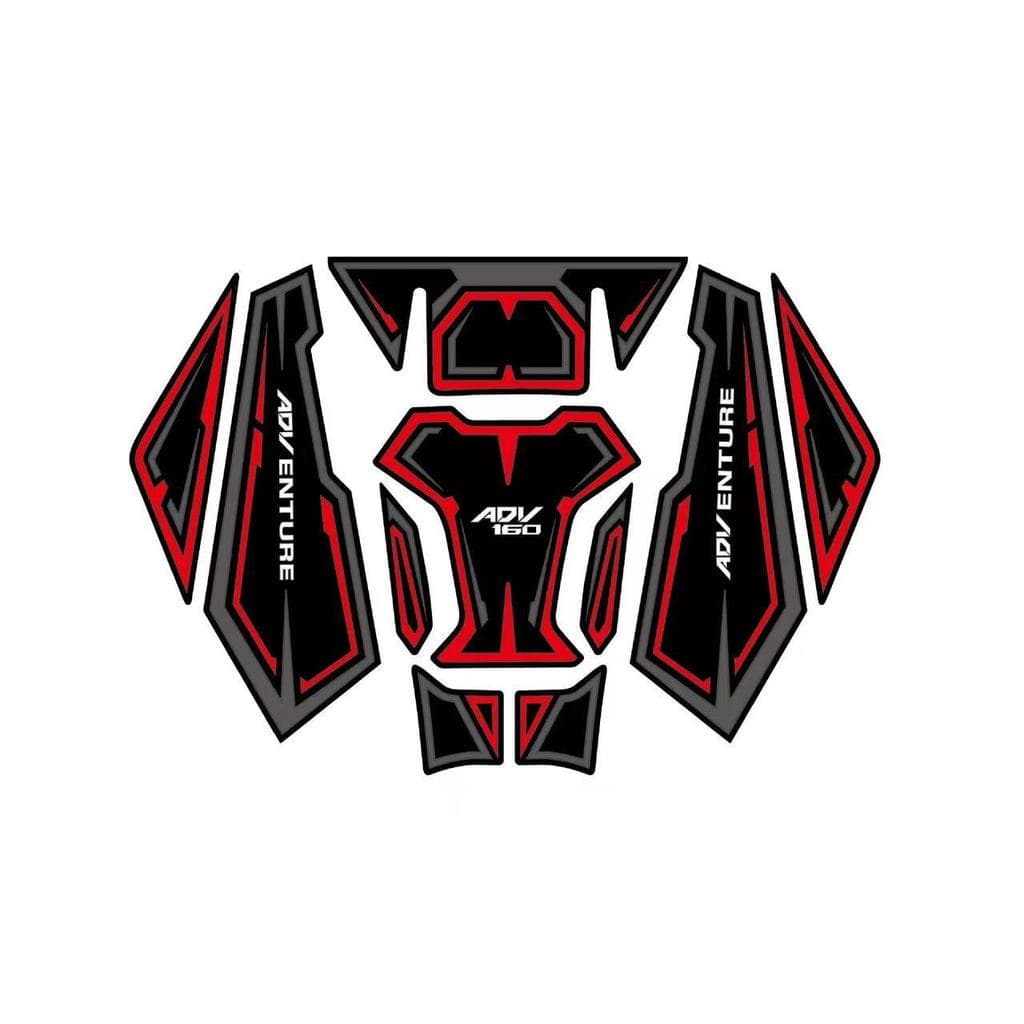 Tank Pats ยางกันรอยสําหรับ Honda ADV 160 2022-2025 ยางพรีเมี่ยมนูนหนา Body Protector / อุปกรณ์เสริม