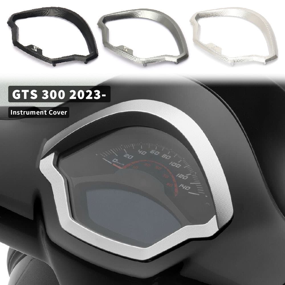 สําหรับ Vespa GTS 300 gts300 GTS300 2023 2024 3 สีเครื่องมือหมวก Sun Visor เมตรฝาครอบหน้าจอยามรถจักรยานยนต์ AccessoriesHot ขายรายการ