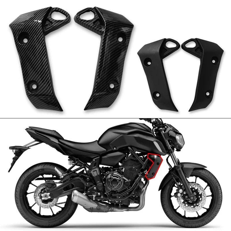 UM MT07 FZ07 Motorcycle Parts Left Or Right Front Radiator Cover Guard Fairing Fit For Yamaha MT-07 FZ-07 MT 07 FZ 07 20