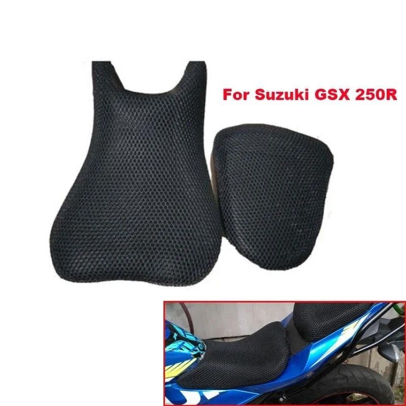 GSX 250R รถจักรยานยนต์ตาข่ายเบาะรองนั่ง Pad Guard ฉนวนกันความร้อน Breathable Sun-proof สําหรับ Suzuki GSX250 GSX 250 R GSX250 R