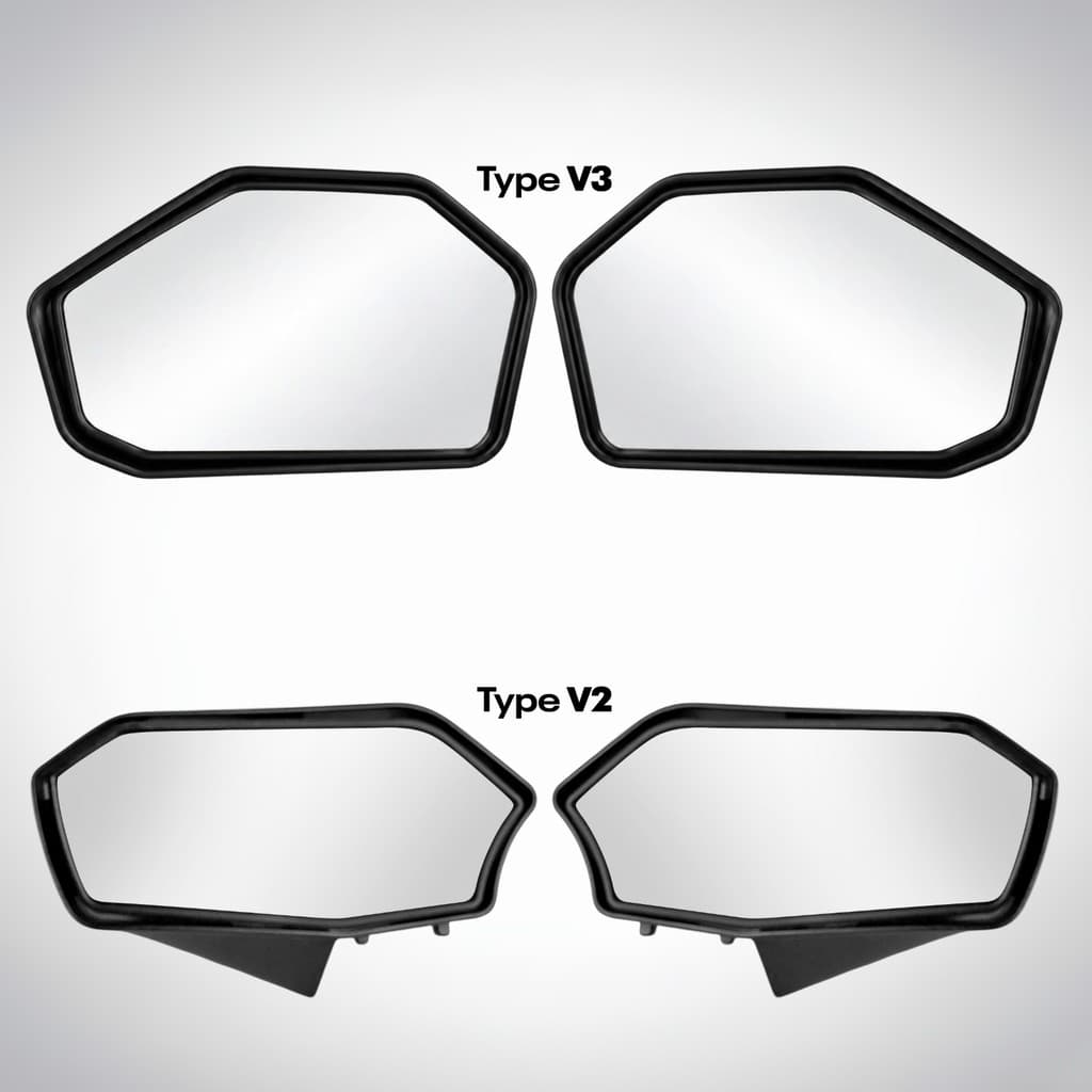 XMAX V2 V3 กระจก XMAX เชื่อมต่อหู Fairing กระจก 2023 2024 2025 2026 PNP Xmax กระจกเชื่อมต่อ Plus กระจกนูน Xmax เชื่อมต่อหู Fairing กระจก H3460 / H3590 สีดํา