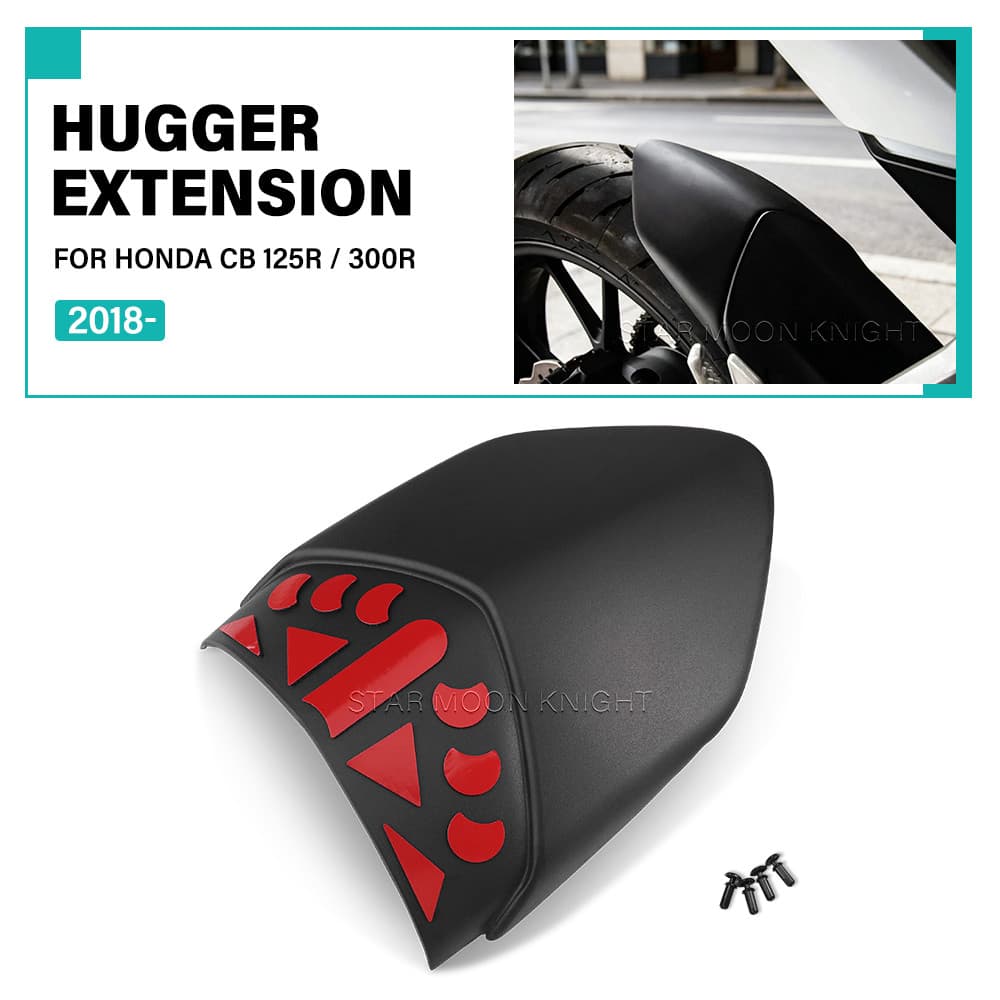 สําหรับ Honda CB125R CB125 R CB300R CB 300R 2018 + ด้านหลัง Fender Extender ล้อ Extension Fender Splash Mudguard Guard