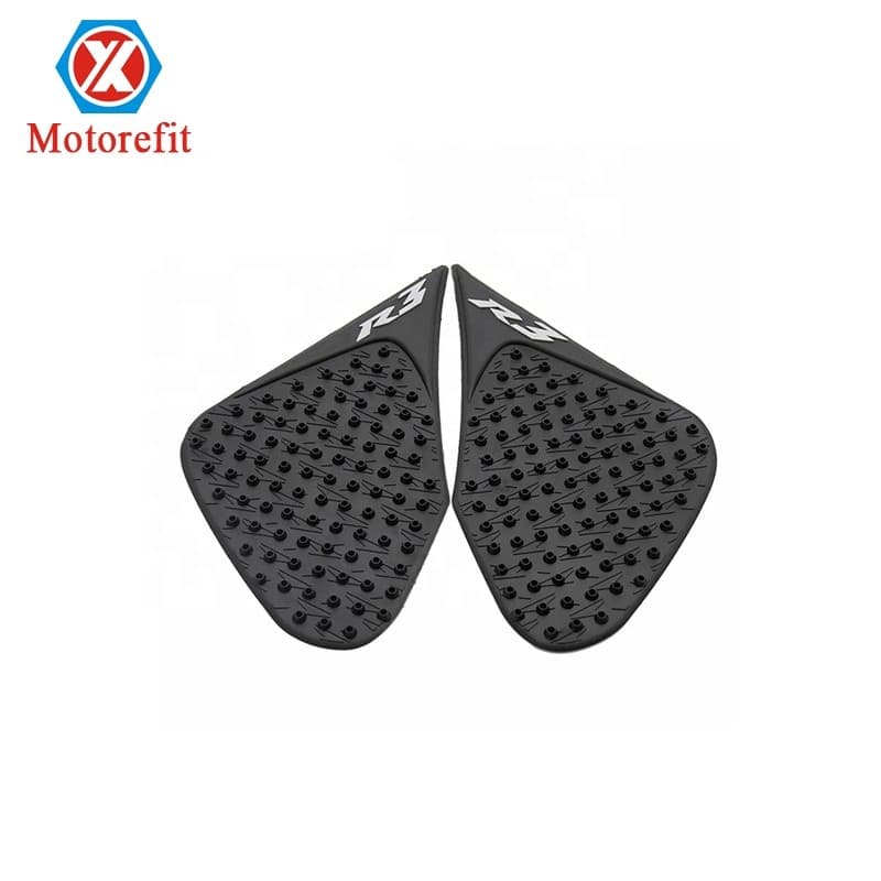 Premium-รถจักรยานยนต์ Anti slip ถัง Pad Protector สติกเกอร์ด้านข้างแก๊สเข่า Traction Pads สําหรับ Yamaha R3 2015 2016 2017 YZF-R3