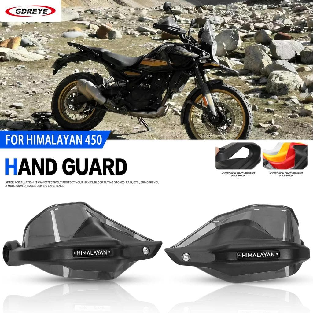 Bสำหรับรถมอเตอร์ไซค์ Royal Enfield Himalayan 450 ปี 2023-2026 ชุดบังลมพร้อมการ์ดแฮนด์  แผ่นกันลม  ฝาครอบป้องกันคันโยก