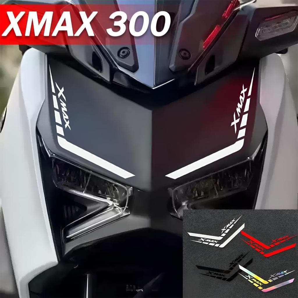 สําหรับYamaha XMAX300 Xmax 300 รถจักรยานยนต์คิ้วสติกเกอร์X-MAX 300 ไฟหน้าฟิล์มDecalไวนิลสะท้อนแสงสติกเกอร์ตกแต่งกันน้ํา