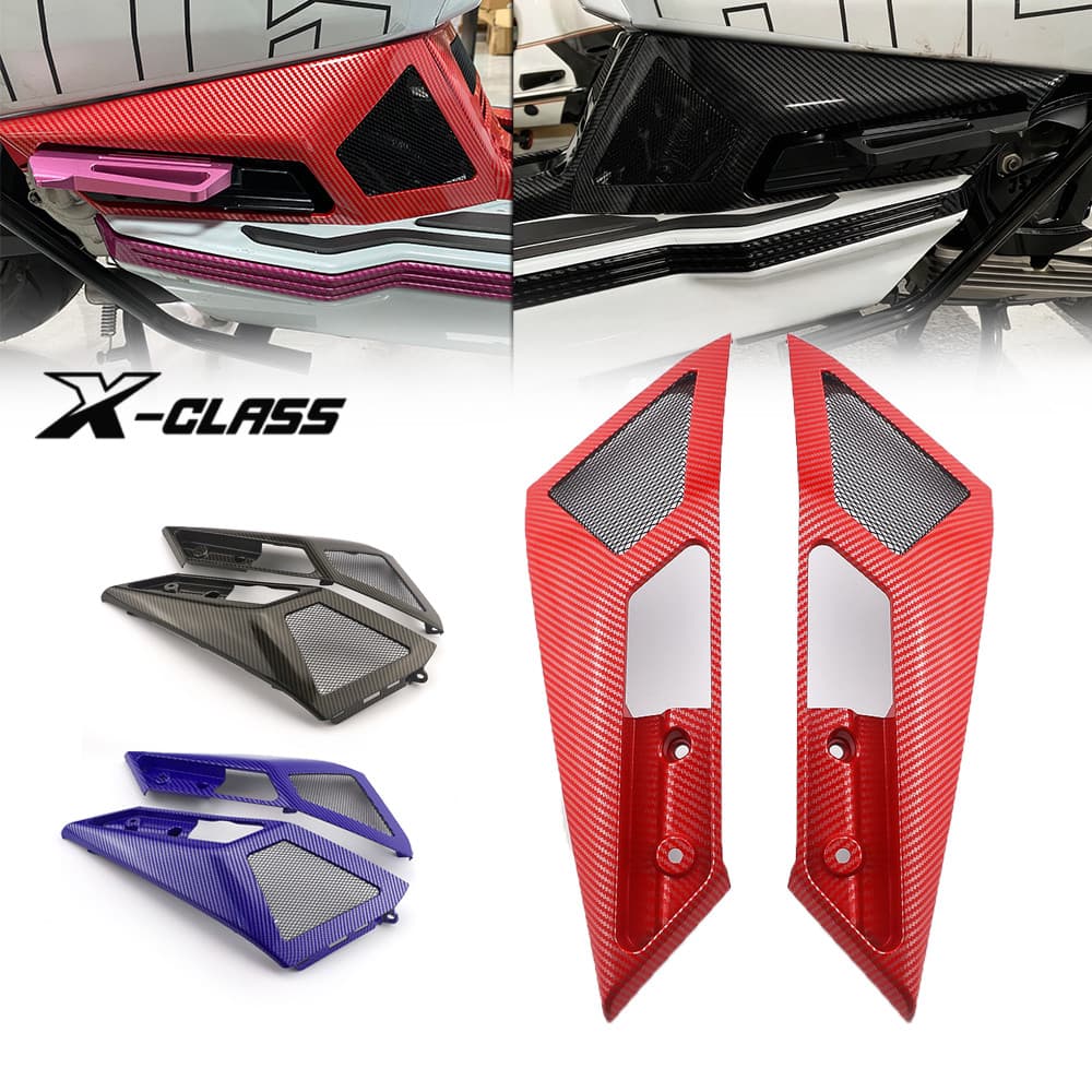 สําหรับ Lambretta X300 X250 X200 1 คู่ด้านหลังเท้ากรอบซ้ายขวา Fairing Footres Trim ฝาครอบ