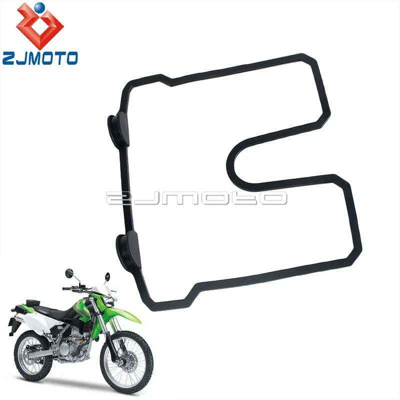 ZJ สำหรับรถมอเตอร์ไซค์ Kawasaki KLX 250R KLX 250 D-Tracker KLX 250 KLX 250SF KLX 300R ยางปิดฝาสูบ สีดำ สำหรับเปลี่ยน