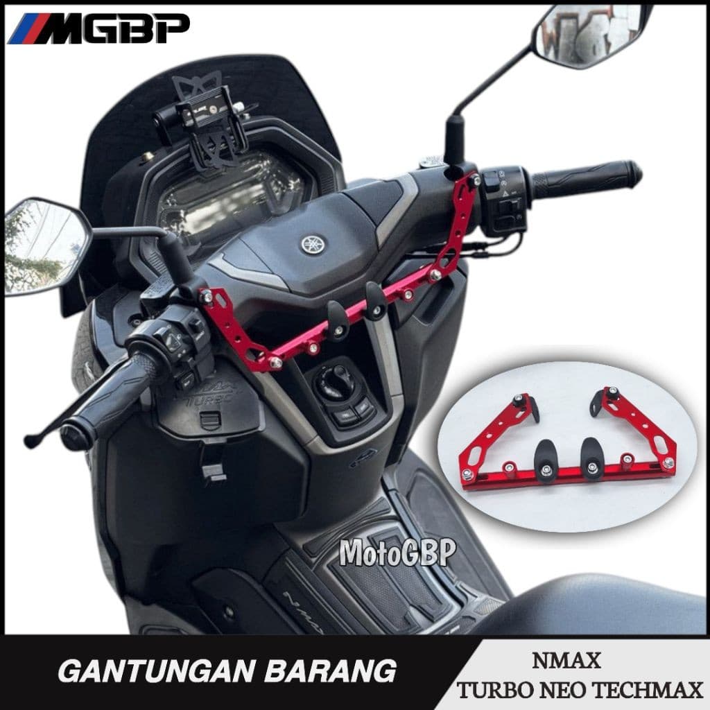 GANTUNGAN Nmax Turbo Goods Hanger Nmax Neo S Techmax Nmax Goods Hook Nmax Goods Hook Bracket + Focus แฮนด์บาร์