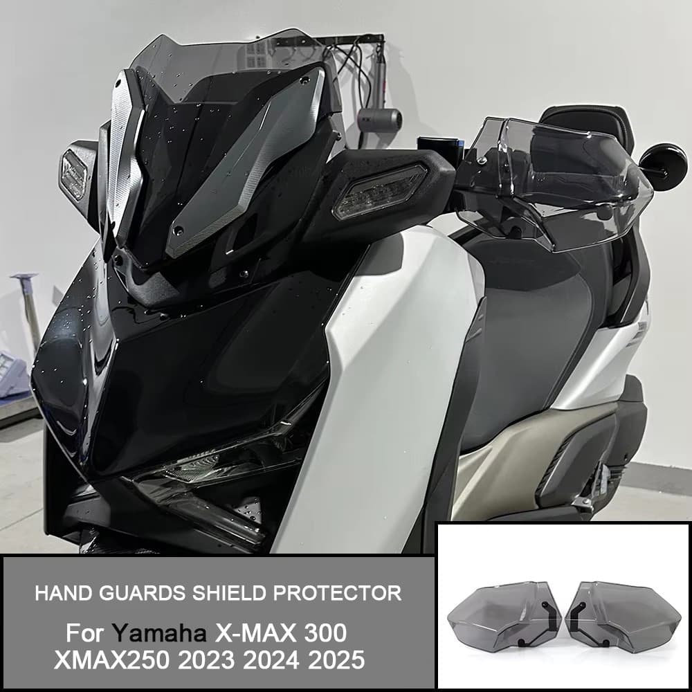 Dสำหรับ YAMAHA XMAX 125 XMAX 250 XMAX 300 XMAX300 XMAX 300 TECH MAX 2023 2024 2025 การ์ดแฮนด์ ป้องกันมือ บังลม