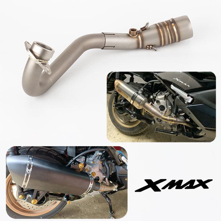 ท่อไอเสีย XMAX ดัดแปลงรถจักรยานยนต์ XMAX250 XMAX300 2017-2022 X-MAX300 ส่วนด้านหน้า