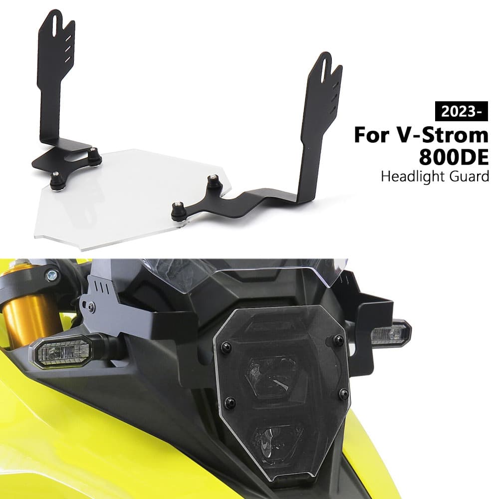 ENew Headlight Cover For SUZUKI V-STROM 800DE 800de Motorcycle Acrylic Headlight Guards V-Strom 800 DE Vstrom 800DE 2023