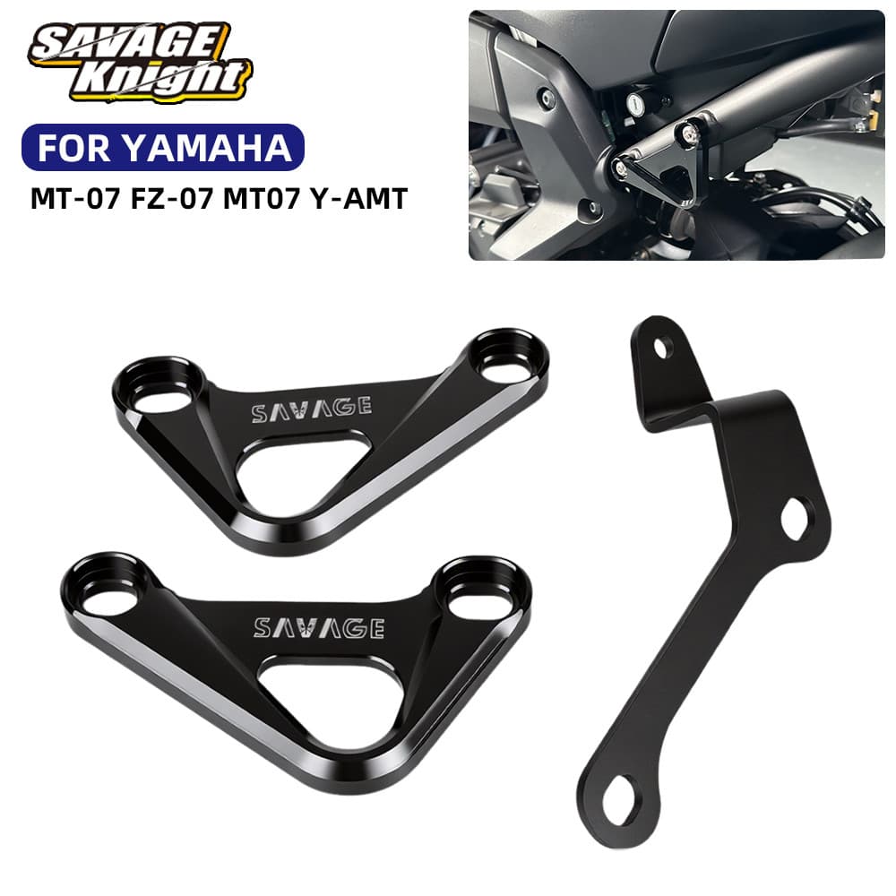 SA ที่พักเท้าหลังสำหรับรถมอเตอร์ไซค์ YAMAHA MT-07 FZ-07 FZ MT 07 ปี 2014-2026 อุปกรณ์เสริมที่พักเท้าผู้โดยสาร