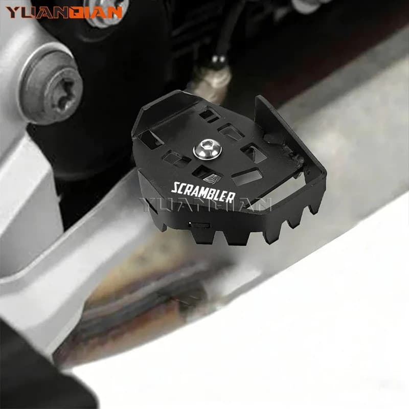 YU Motorcycle Brake Lever Extension Pedal Step Tip Plate Enlarge Extender For Ducati Scrambler 400 800 1100 Scrambler800
