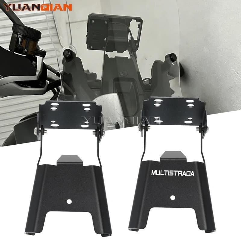 YU For Ducati Multistrada 1200 Enduro 950 950S 1260 1260GT Phone Holder Windshied Mount Navigation Bracket GPS Smartphon
