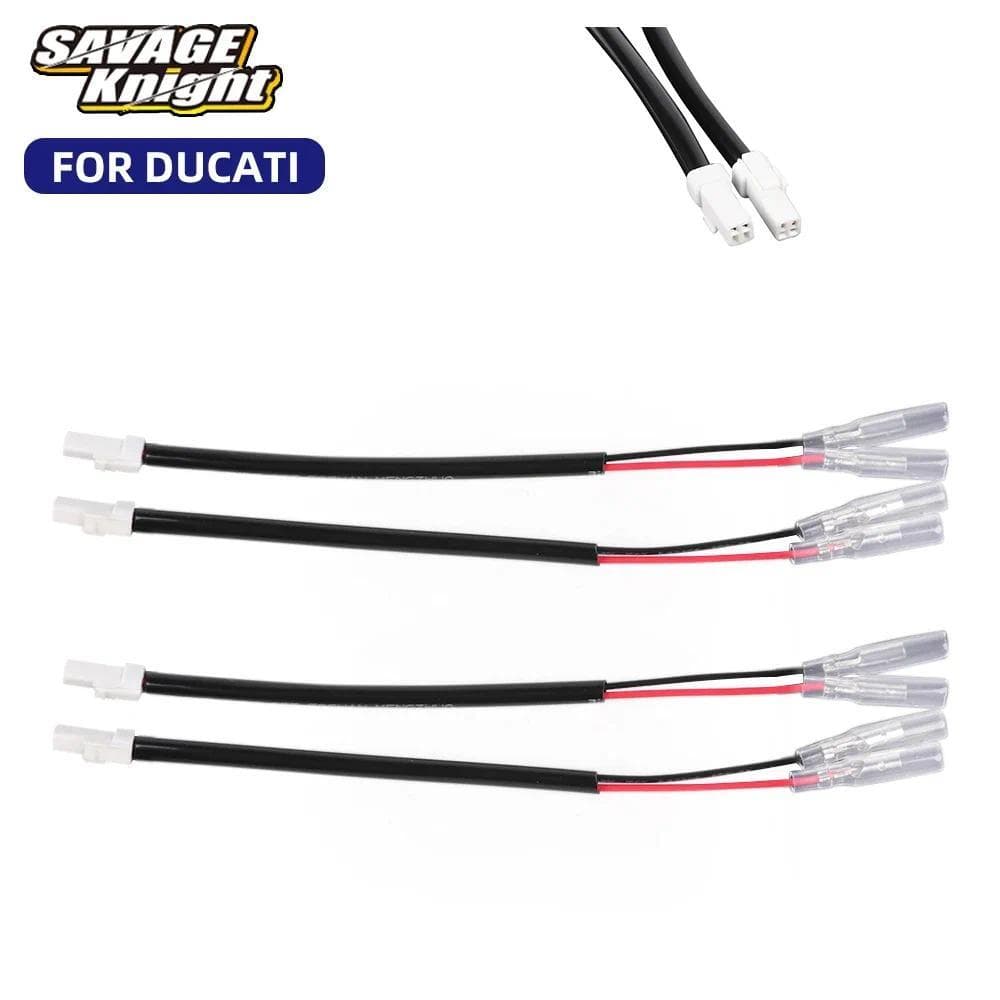 SC Rear License Plate Light Wire Adapters Plug Connector Cables For DUCATI Panigale Supersport Diavel Scrambler Monster