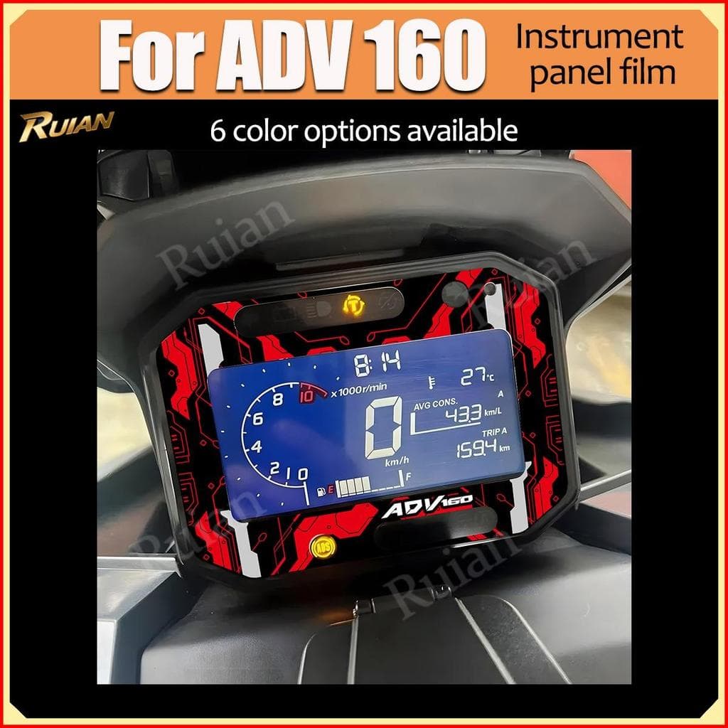 ADV 160 Dashboard Decal Adv โลโก้ญี่ปุ่นไวนิลสะท้อนแสง Custom Decal