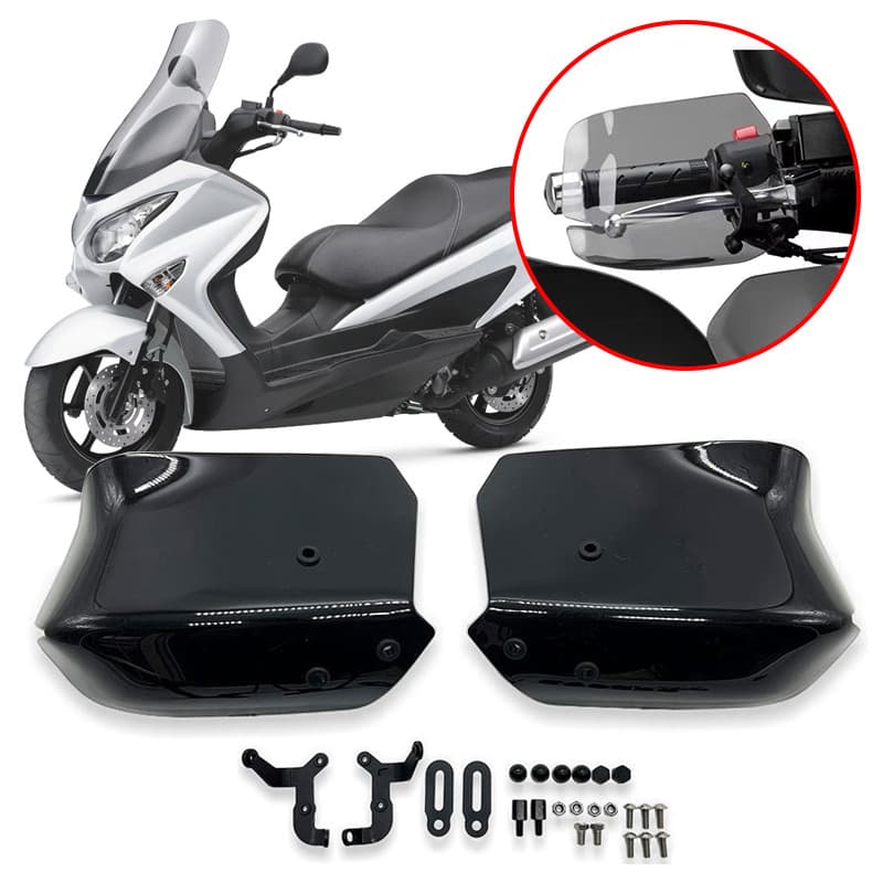 HZ แฮนด์มอเตอร์ไซค์ BURGMAN125, อุปกรณ์ป้องกันมือจับแฮนด์มอเตอร์ไซค์เหมาะสำหรับ Suzuki burgman 200/125 2010-2019 2020