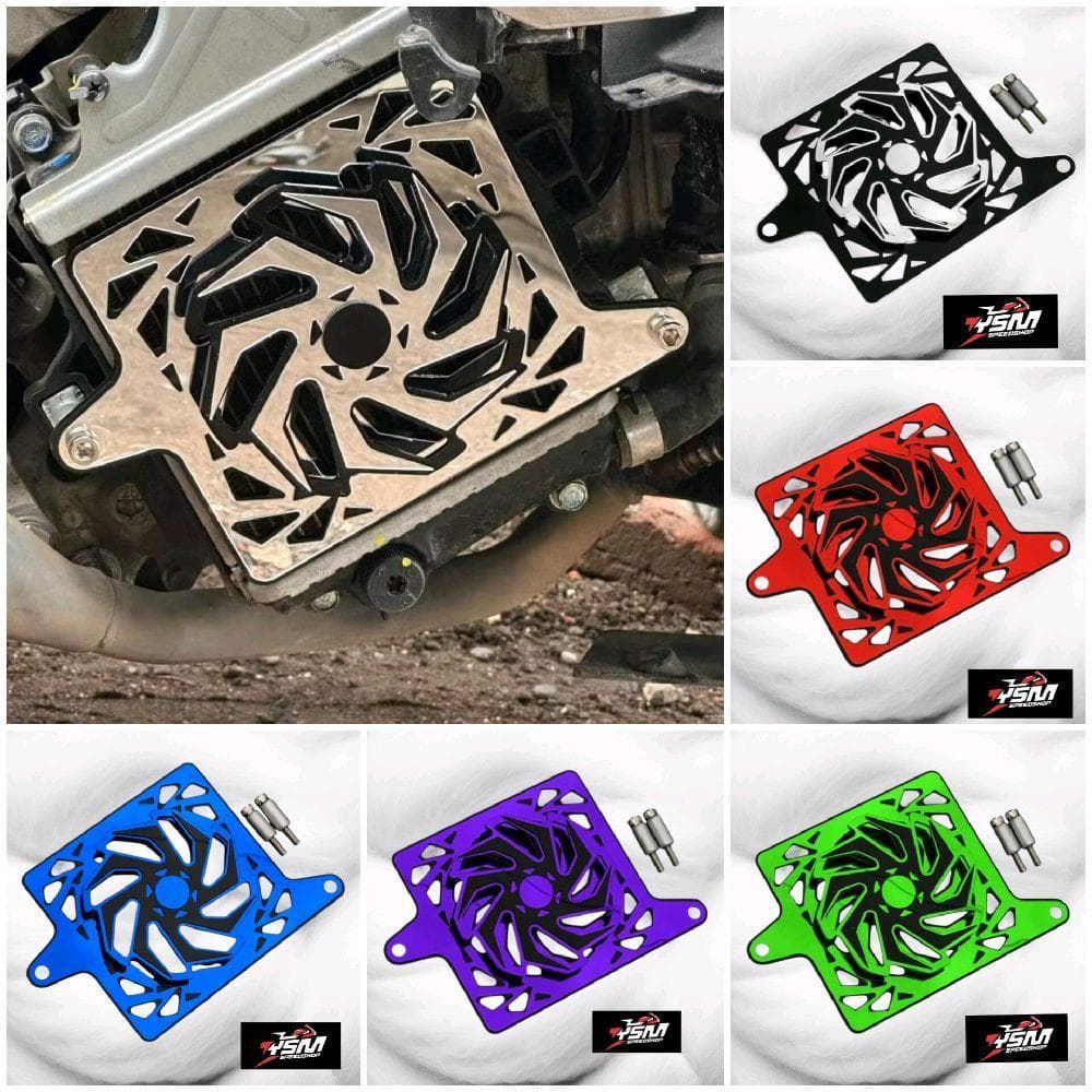 ฝาครอบหม้อน้ํา Spinner Vario 160 PCX 160 ADV 160 Stylo 160 Barakah รุ่นกระจกอะคริลิค 5 มม.หนาโบนัสสลักเกลียวและ Bushing