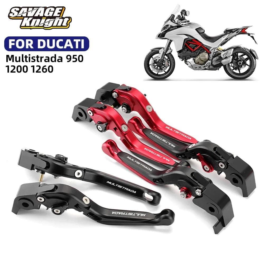 SC Adjustable Folding Extendable Brake Clutch Levers For DUCATI Multistrada 1200 1200S 1260 1260S 950 950S Motorcycle Ha