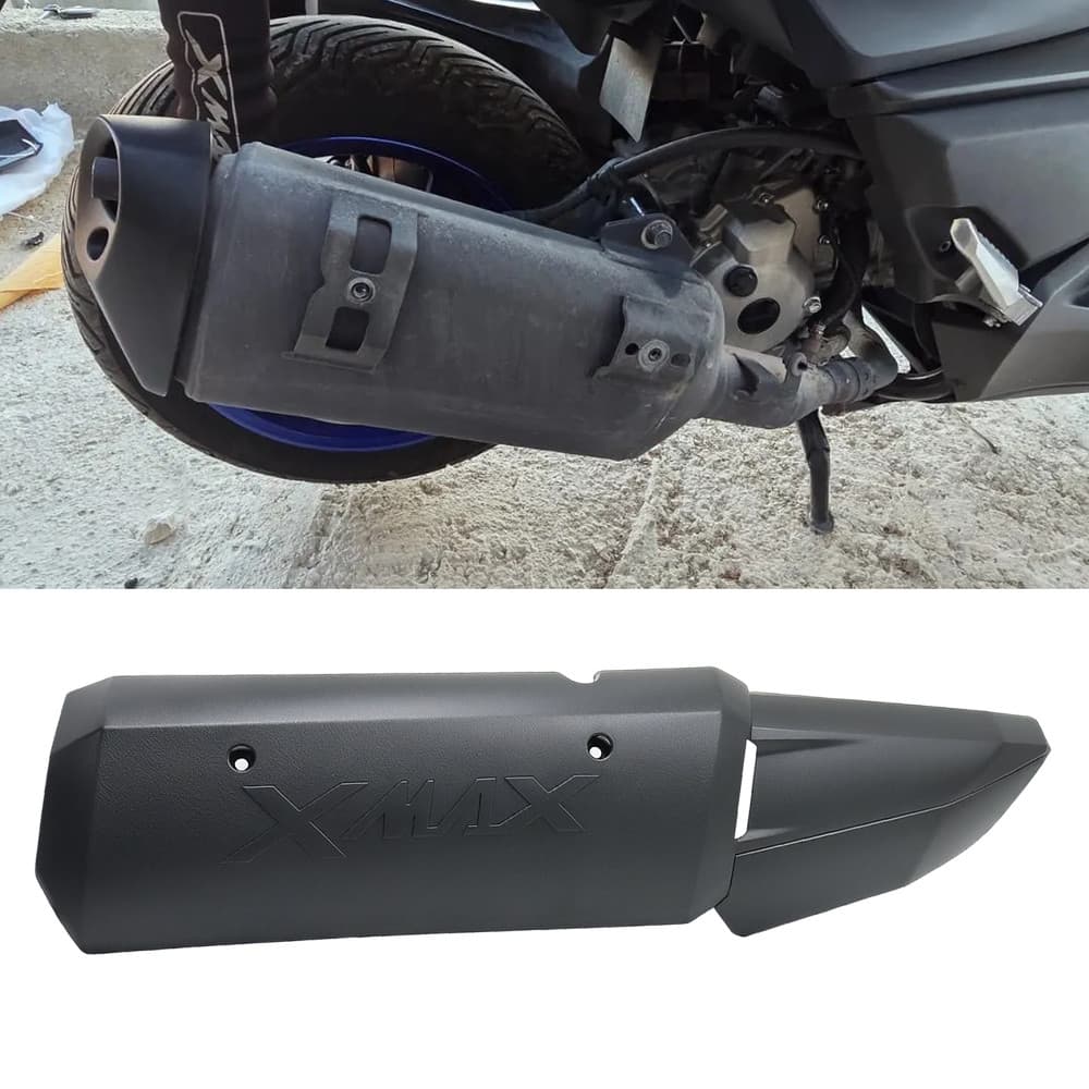 รถจักรยานยนต์ท่อไอเสียท่อไอเสียท่อความร้อน Shield Cover Guard Protector สําหรับ YAMAHA XMAX250 XMAX300 2018-2023 XMAX X MAX 300 250