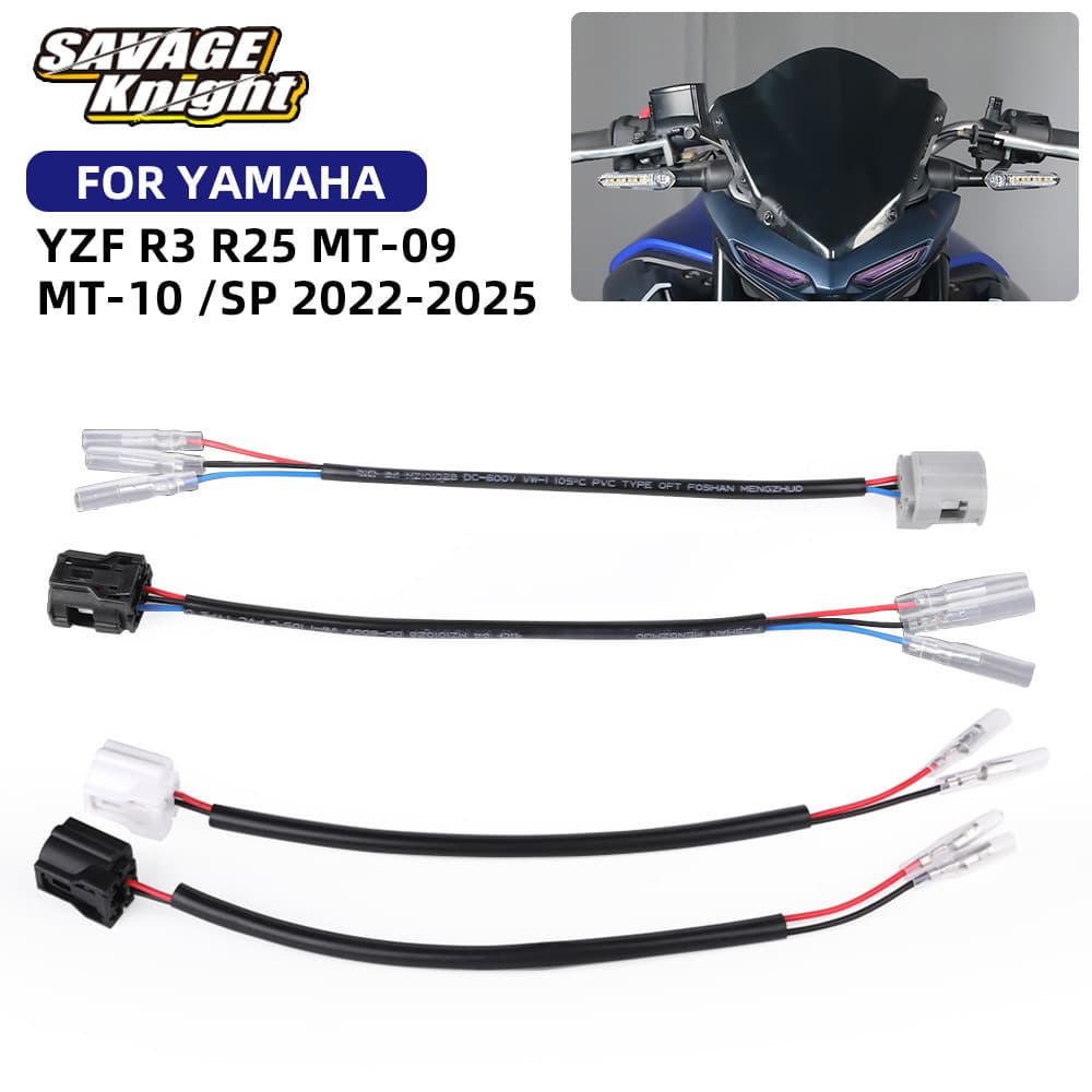SA 2024 MT-09 ไฟเลี้ยวสายไฟปลั๊กDRLสายไฟอะแดปเตอร์สําหรับYAMAHA MT09 MT10 MT 09 10 SP YZF-R3 YZF-R25 YZF R25 R3 2022-202