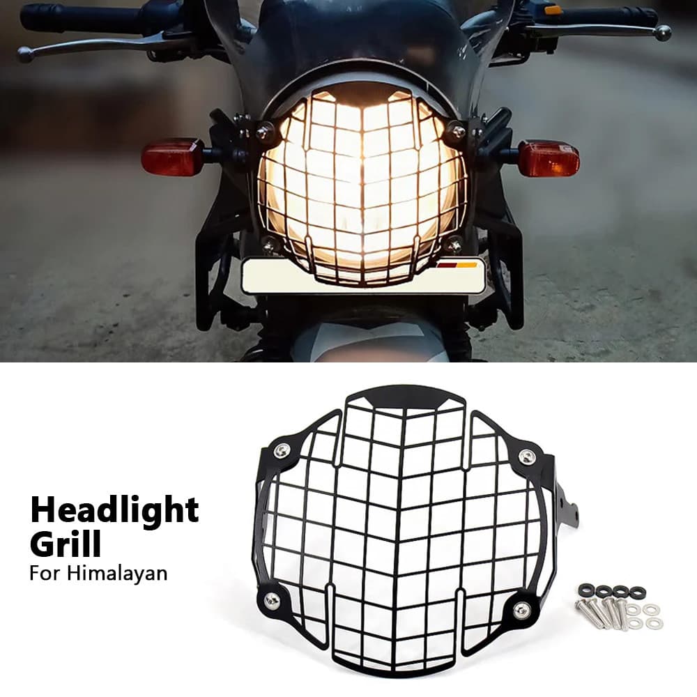 EHeadlight Guard For Royal Enfield Himalayan 410 2016-2021 Headlight Shield Guard Protector Headlamp Mesh Grille Cover