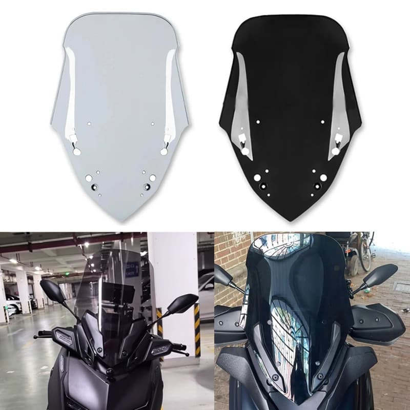 MT X-MAX300 กระจกกระจกสําหรับYamaha X-MAX XMAX 300 XMAX300 2017-22 รถจักรยานยนต์Wind Deflector Shieldอุปกรณ์เสริมหน้าจอ